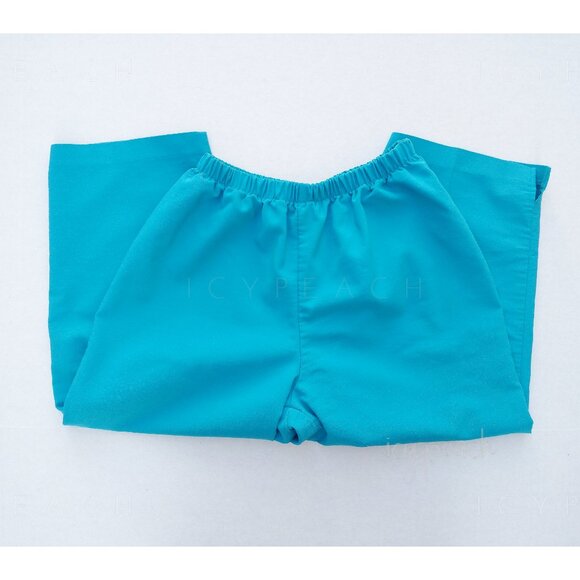 Units Capri Pants Sz Small Vintage 90s High Waist Pull On Coastal Grandma Resort - Picture 4 of 10